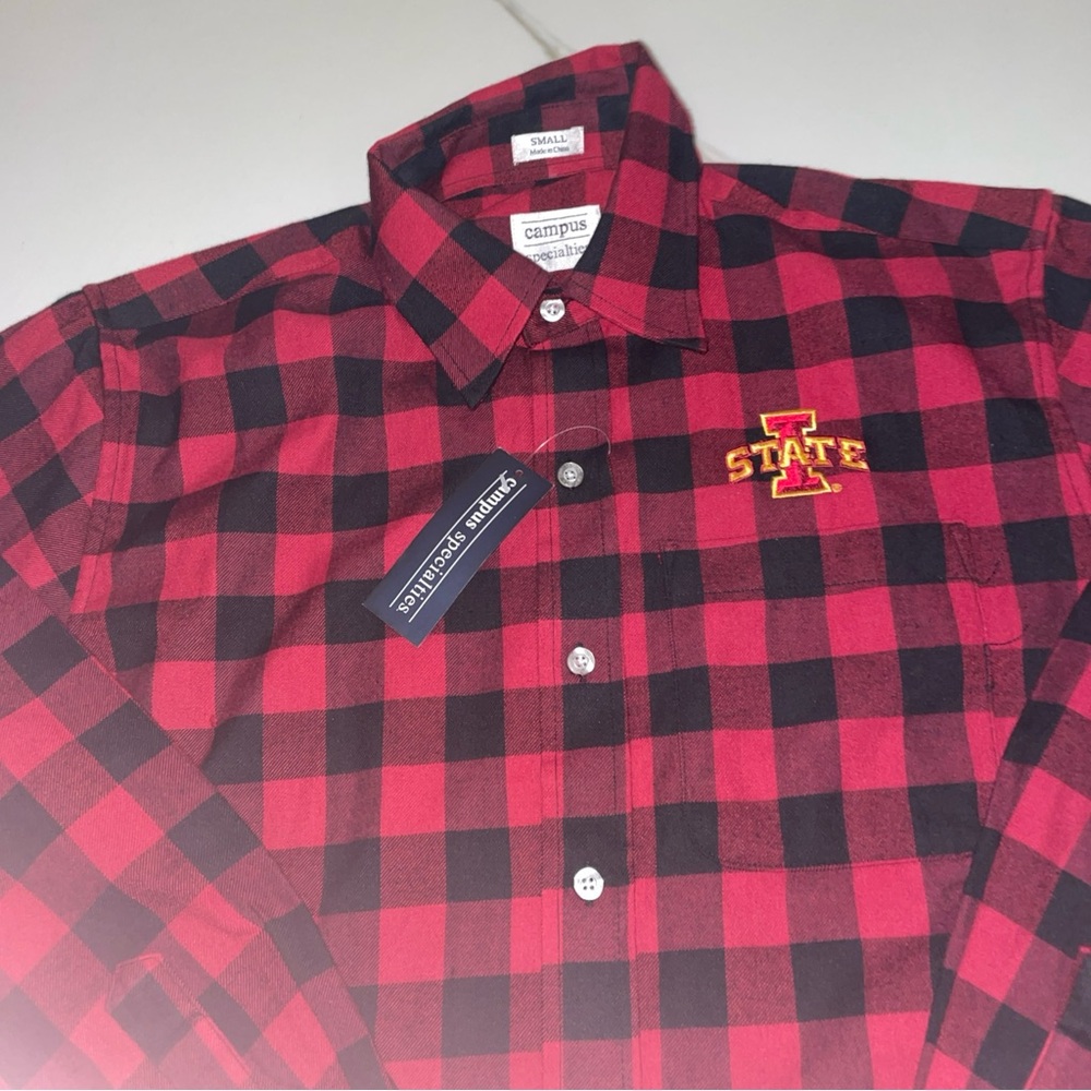 Iowa state cyclones flannel shirt size small nwts